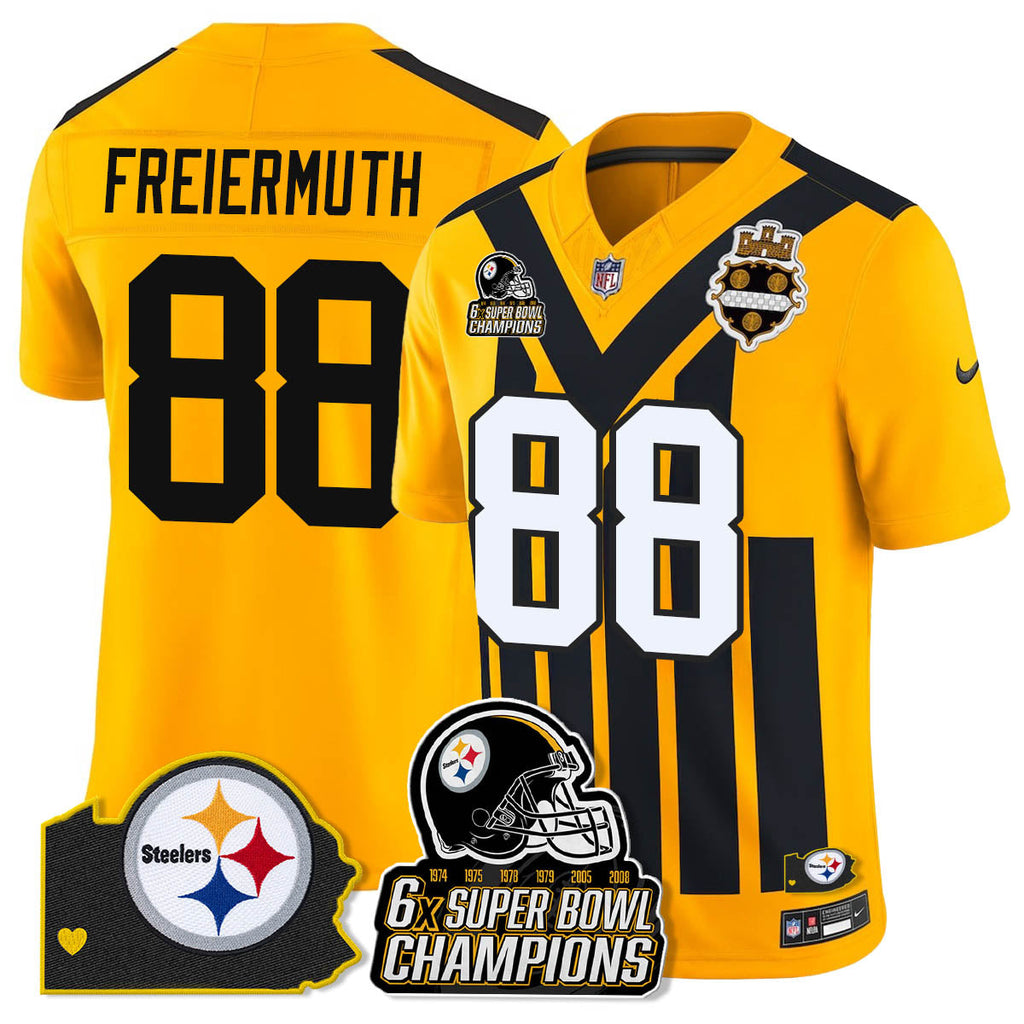 PIT 6-Time Champions Patch Vapor Limited Jersey