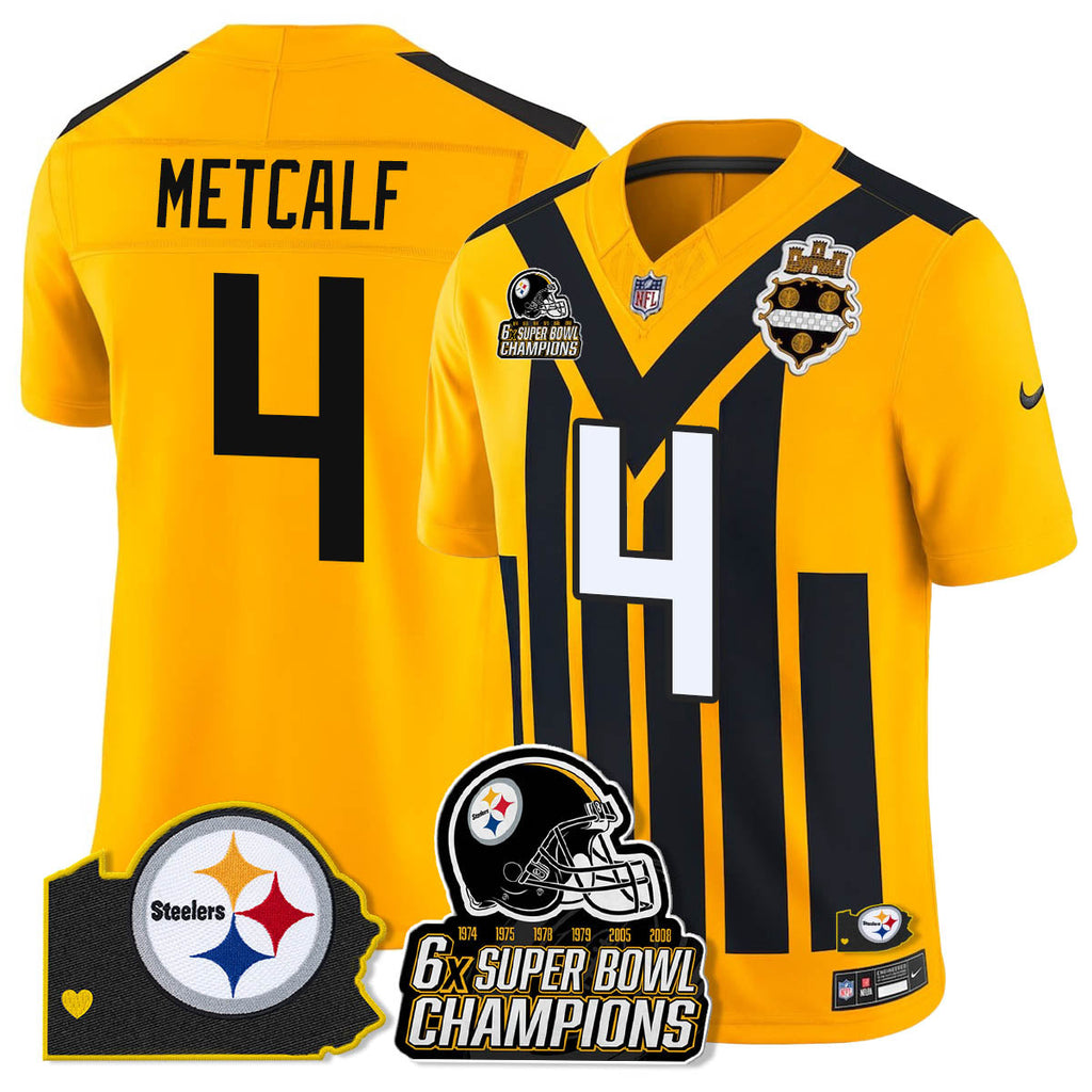 PIT 6-Time Champions Patch Vapor Limited Jersey