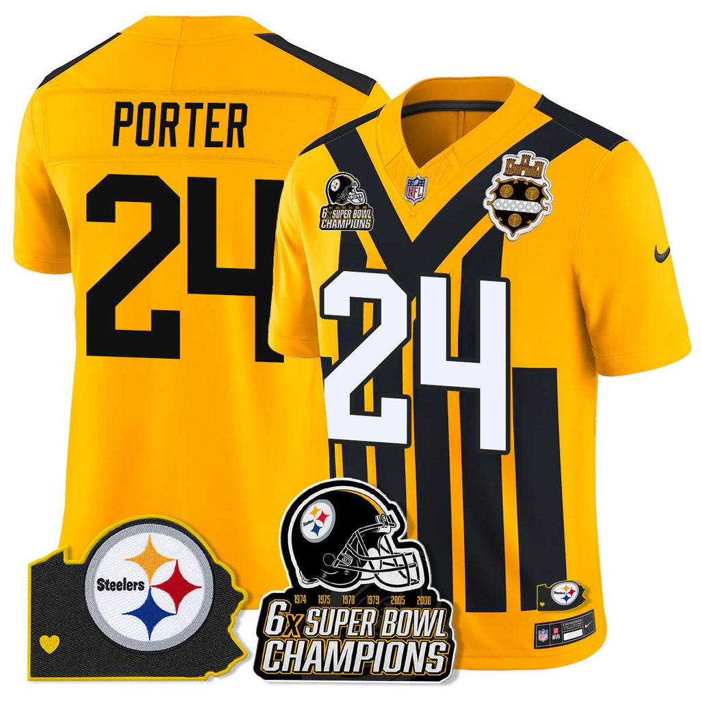 PIT 6-Time Champions Patch Vapor Limited Jersey
