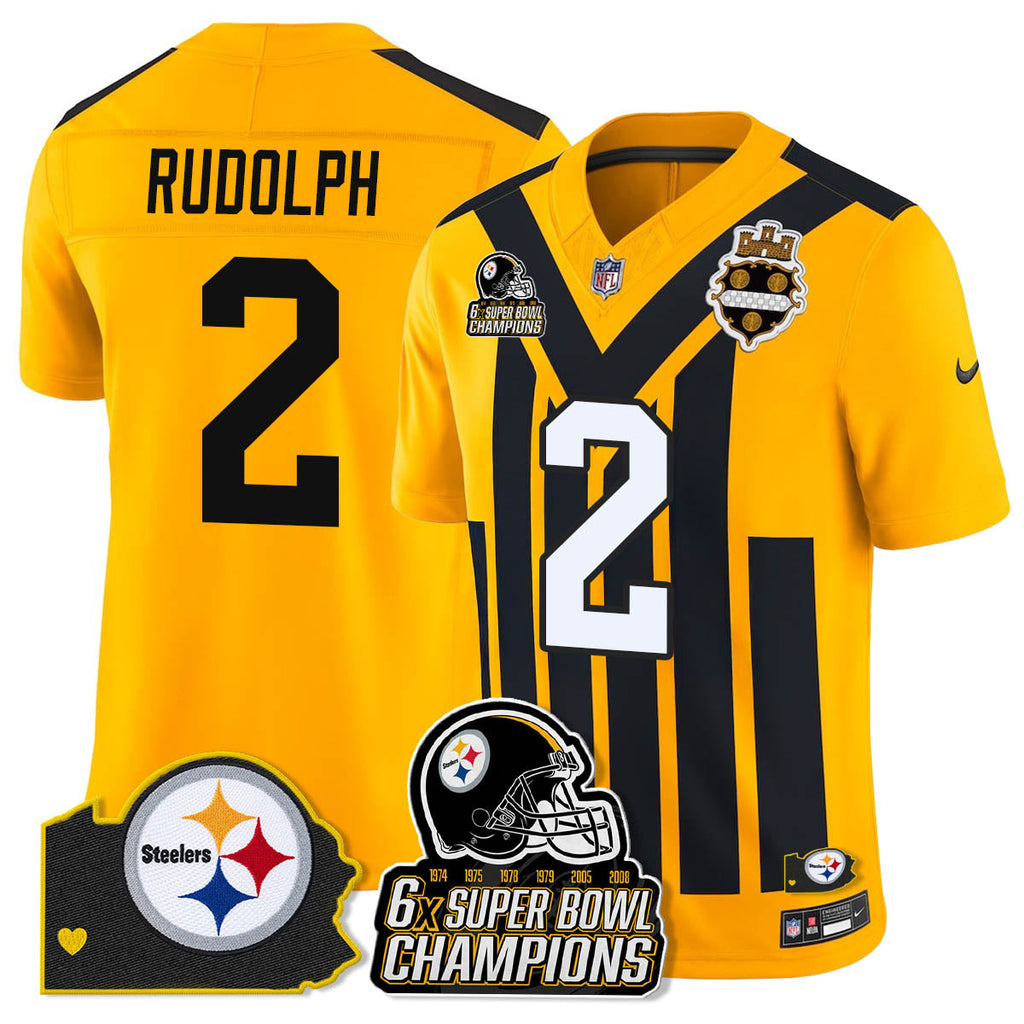 PIT 6-Time Champions Patch Vapor Limited Jersey