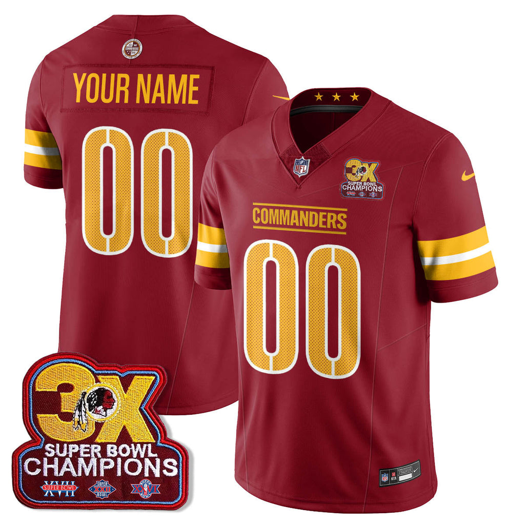 WAS 3-Time Champions Patch Vapor Limited Jersey