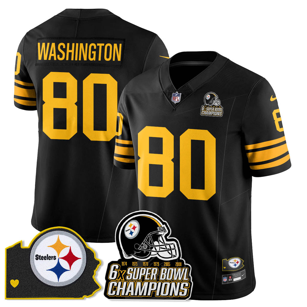 PIT 6-Time Champions Patch Vapor Limited Jersey