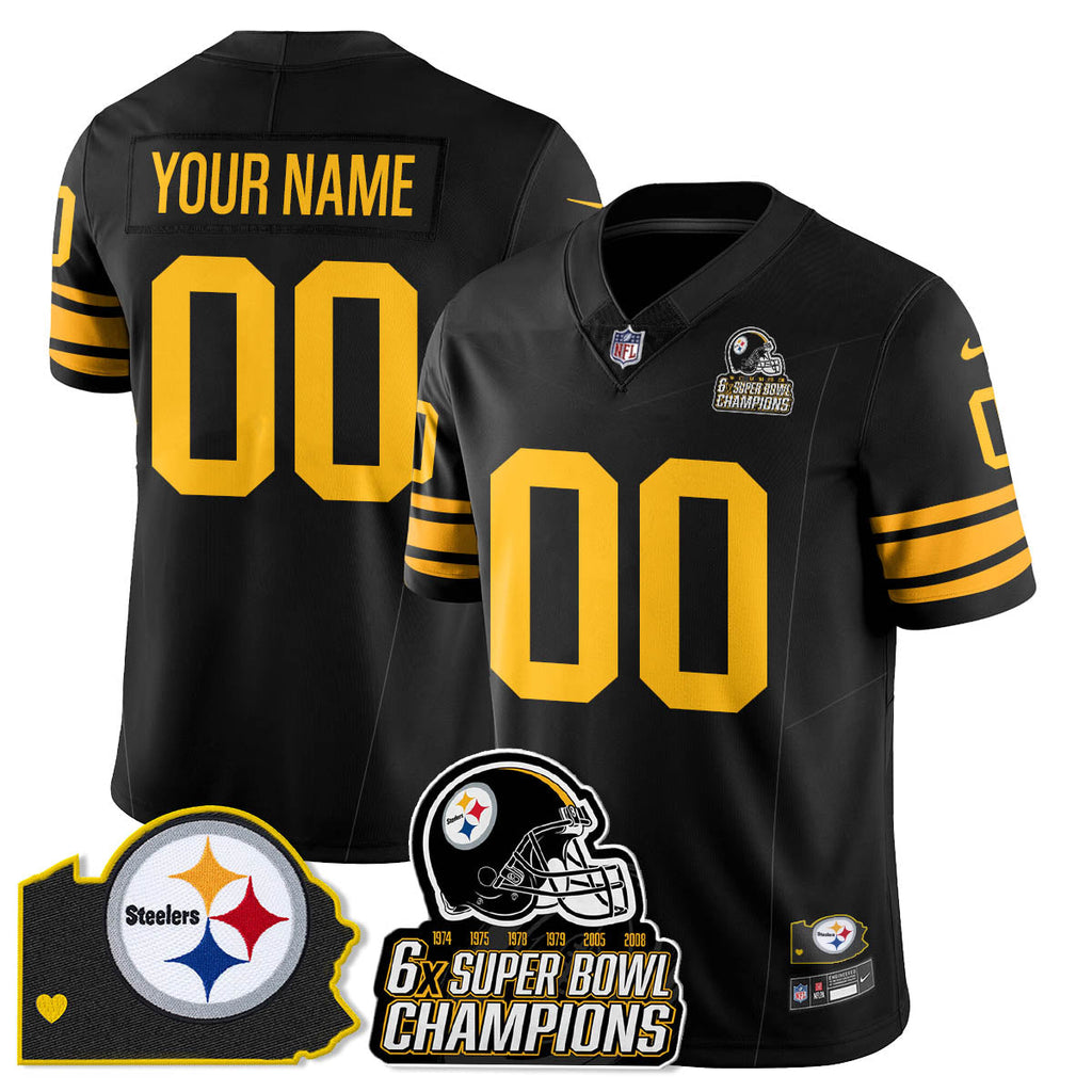 PIT 6-Time Champions Patch Vapor Limited Jersey