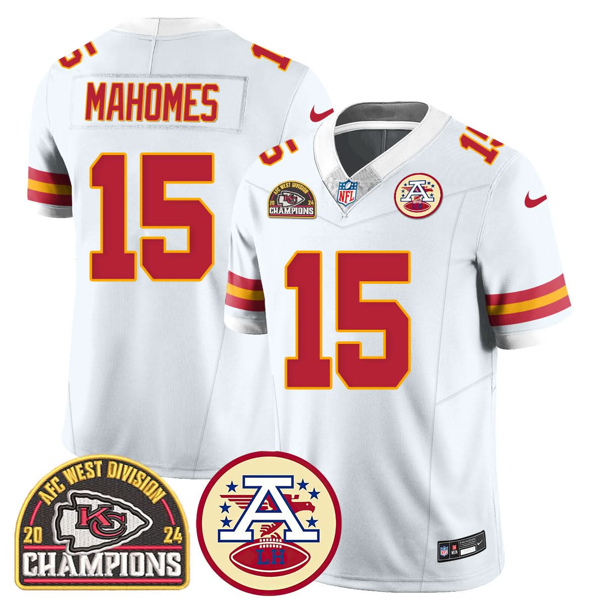 KC 2024 AFC West Champs Jersey