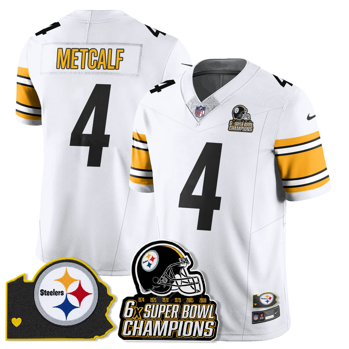 PIT 6-Time Champions Patch Vapor Limited Jersey