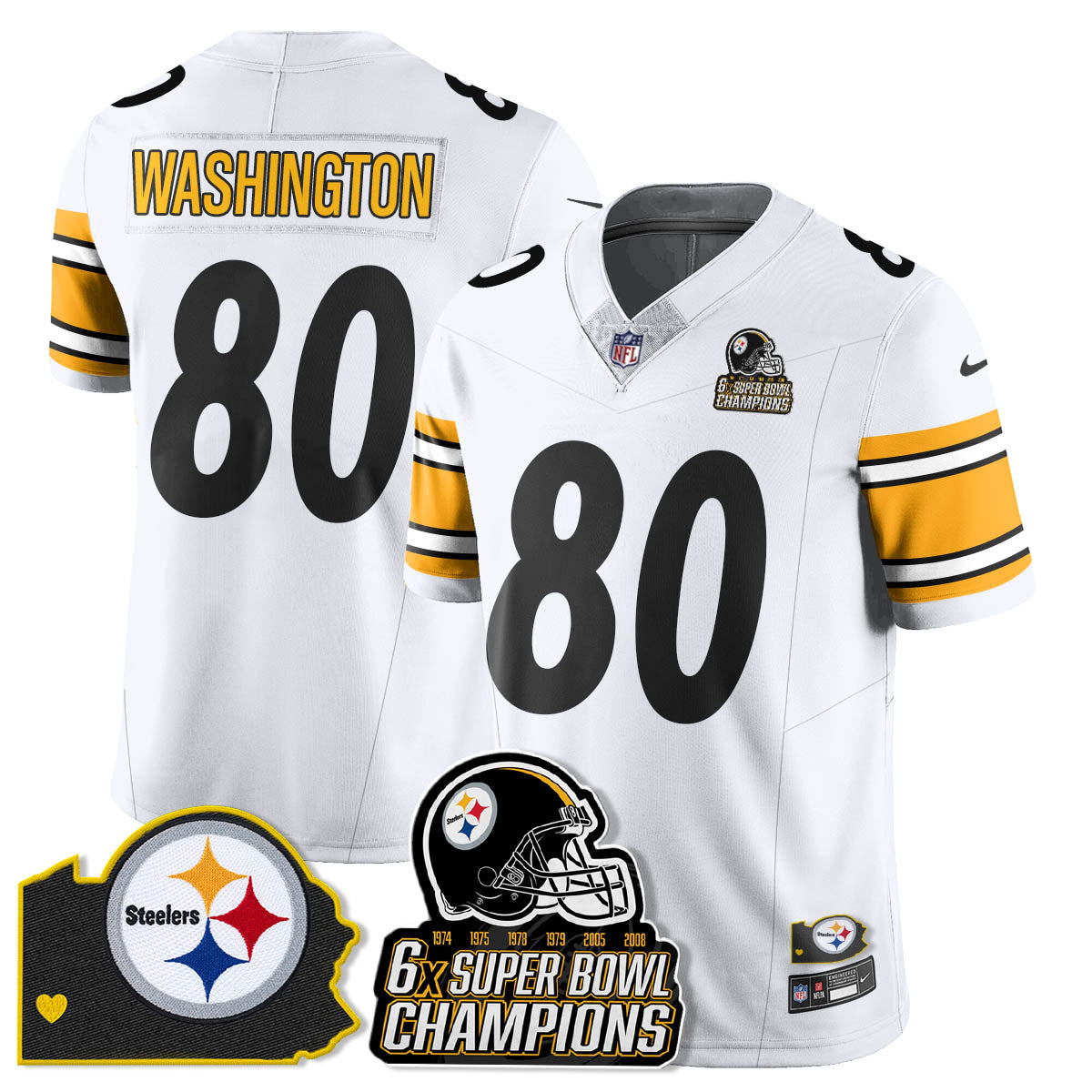 PIT 6-Time Champions Patch Vapor Limited Jersey