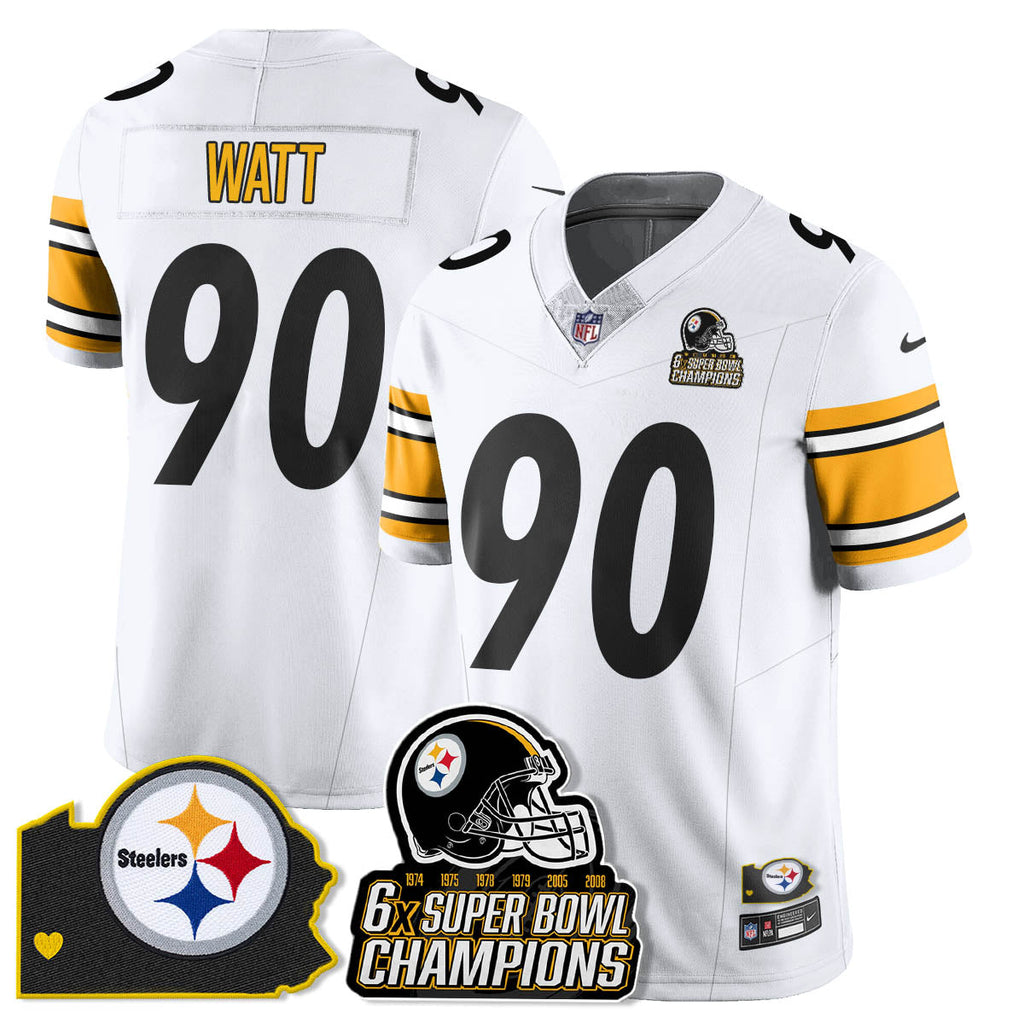 PIT 6-Time Champions Patch Vapor Limited Jersey