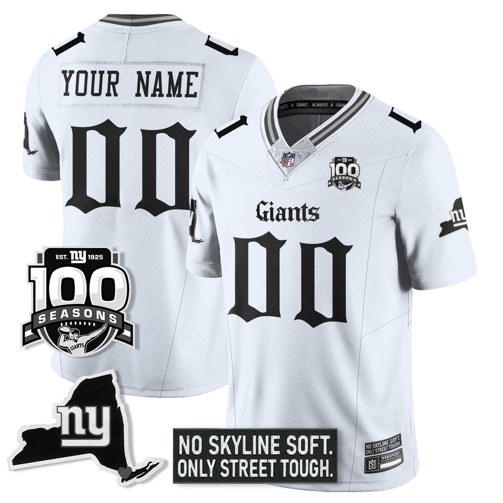 NYG 100th Seasons 'Gothic Gotham Edition' Vapor Limited Jersey