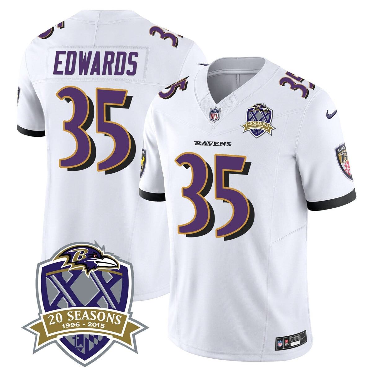 BAL 20th Season Patch Vapor Limited Jersey