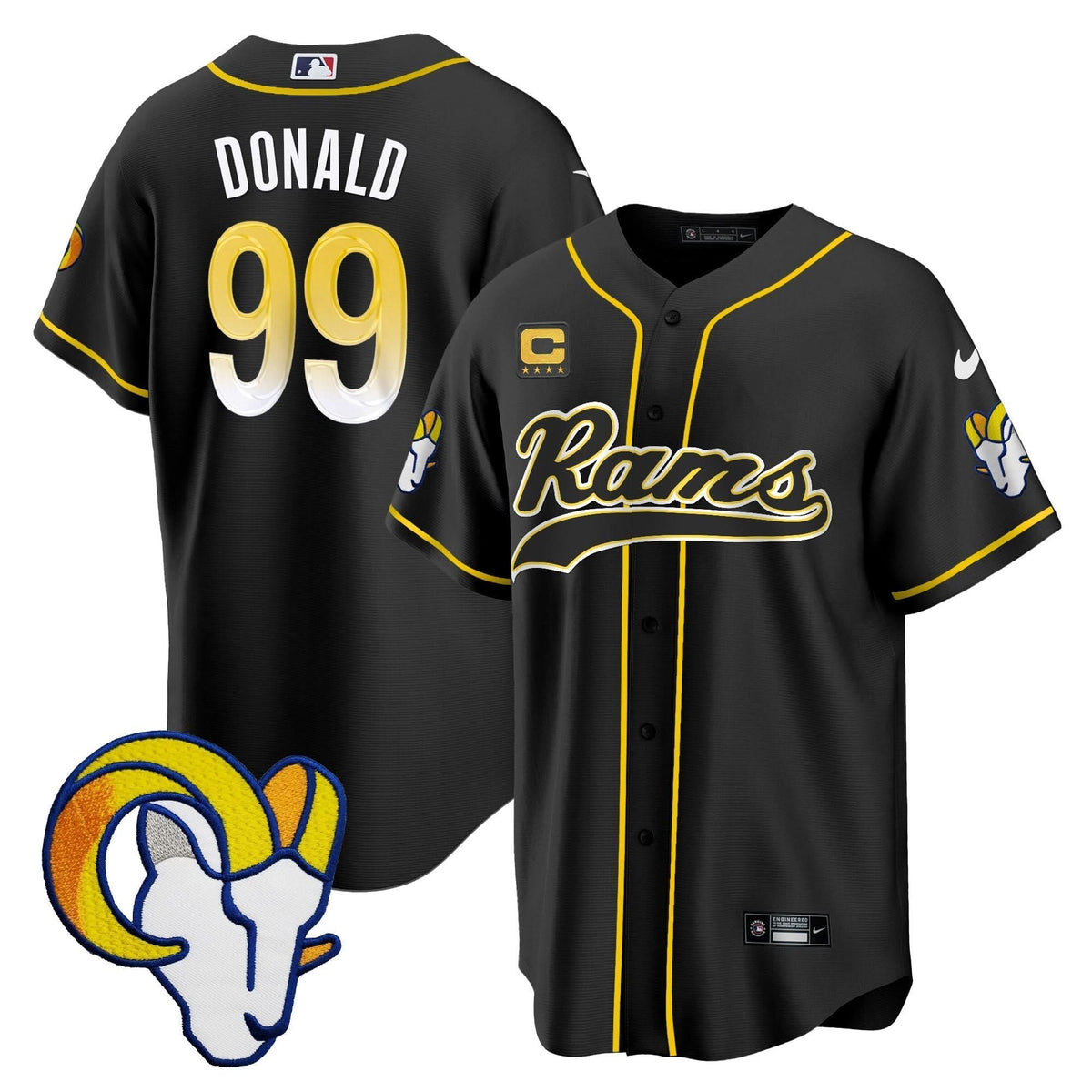 LAR Baseball Jersey - All Stitched