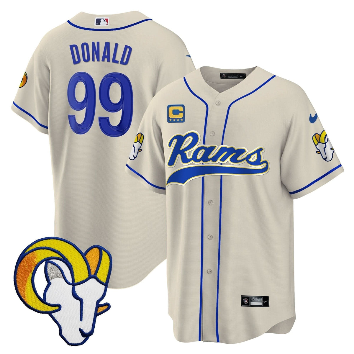 LAR Baseball Jersey - All Stitched