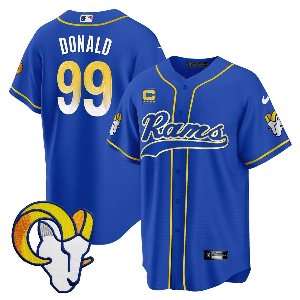 LAR Baseball Jersey - All Stitched