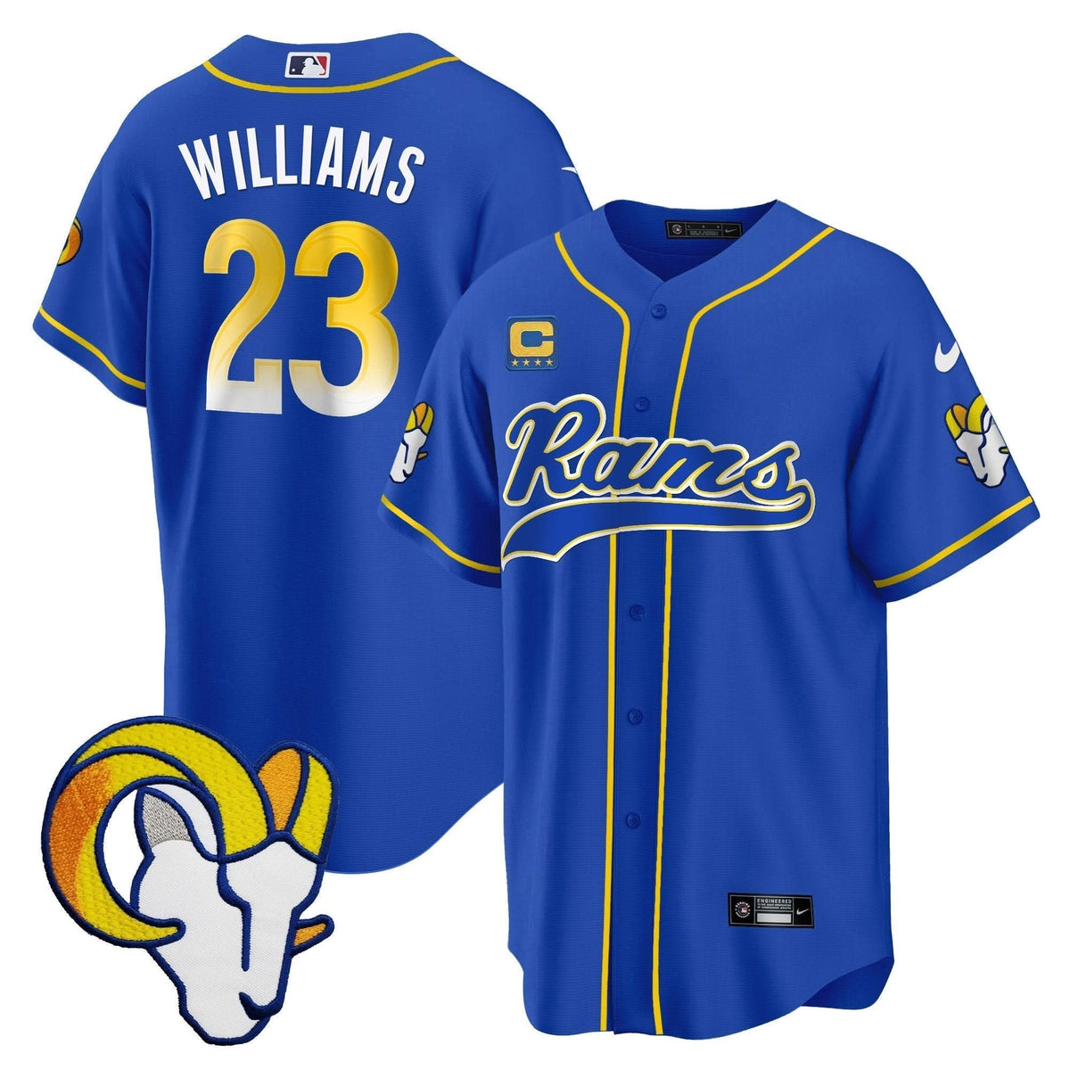 LAR Baseball Jersey - All Stitched