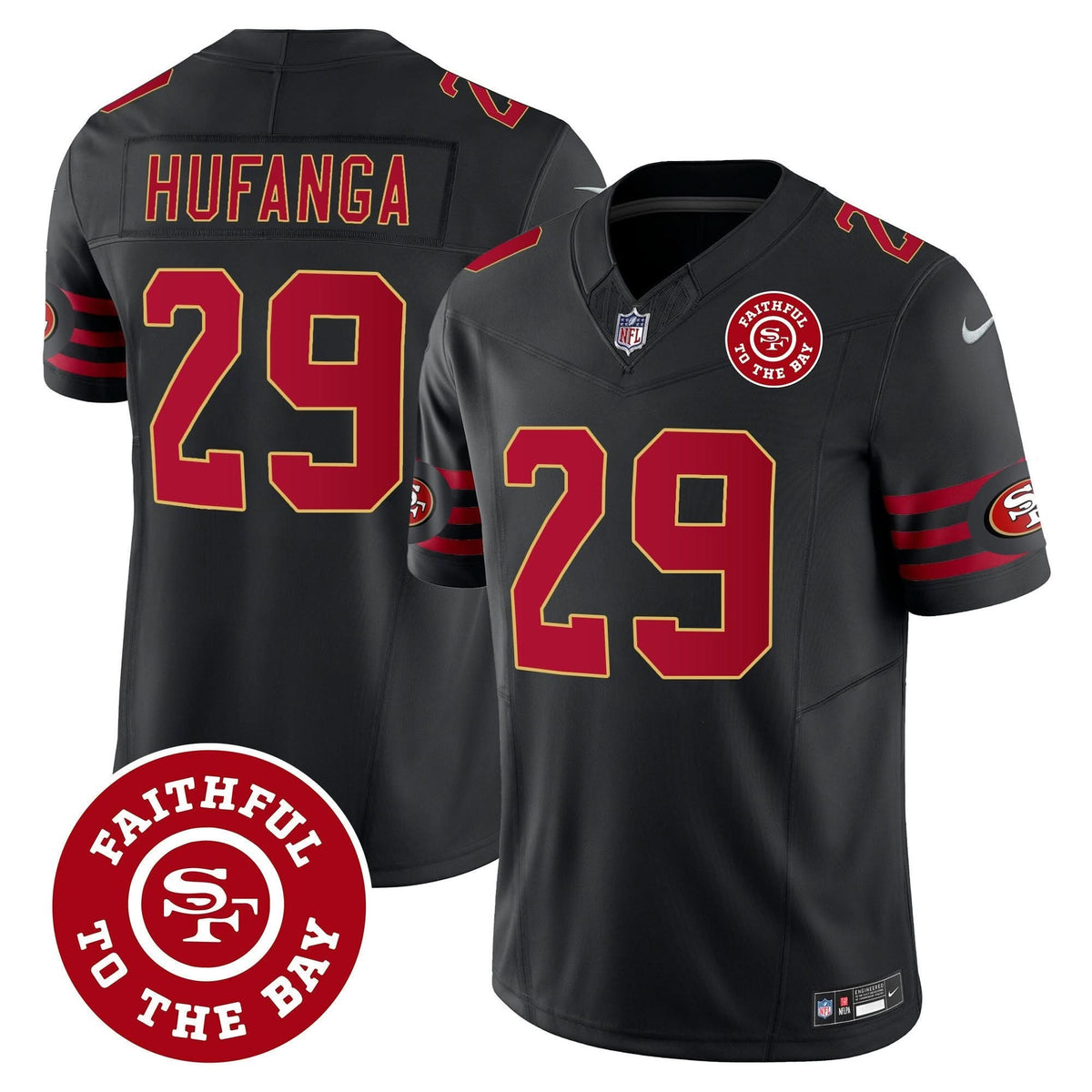 SF Throwback Faithful To The Bay Patch Vapor Limited Jersey