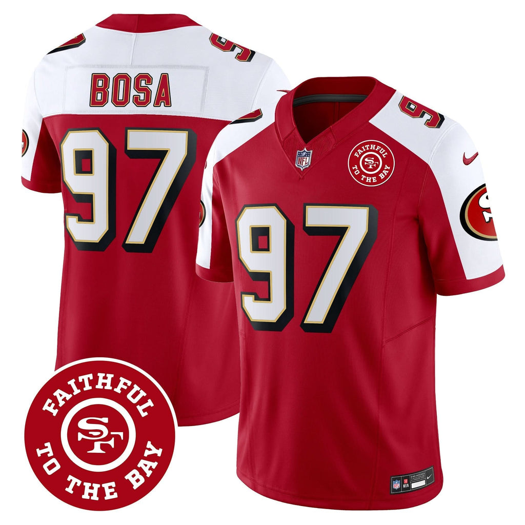 SF Throwback Faithful To The Bay Patch Vapor Limited Jersey