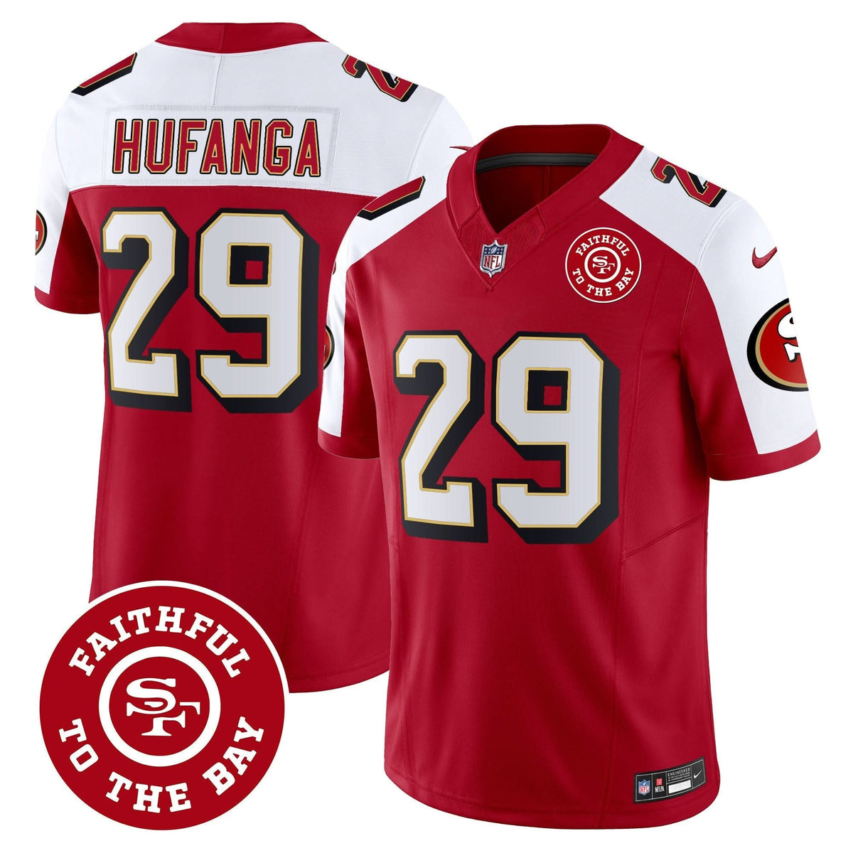SF Throwback Faithful To The Bay Patch Vapor Limited Jersey