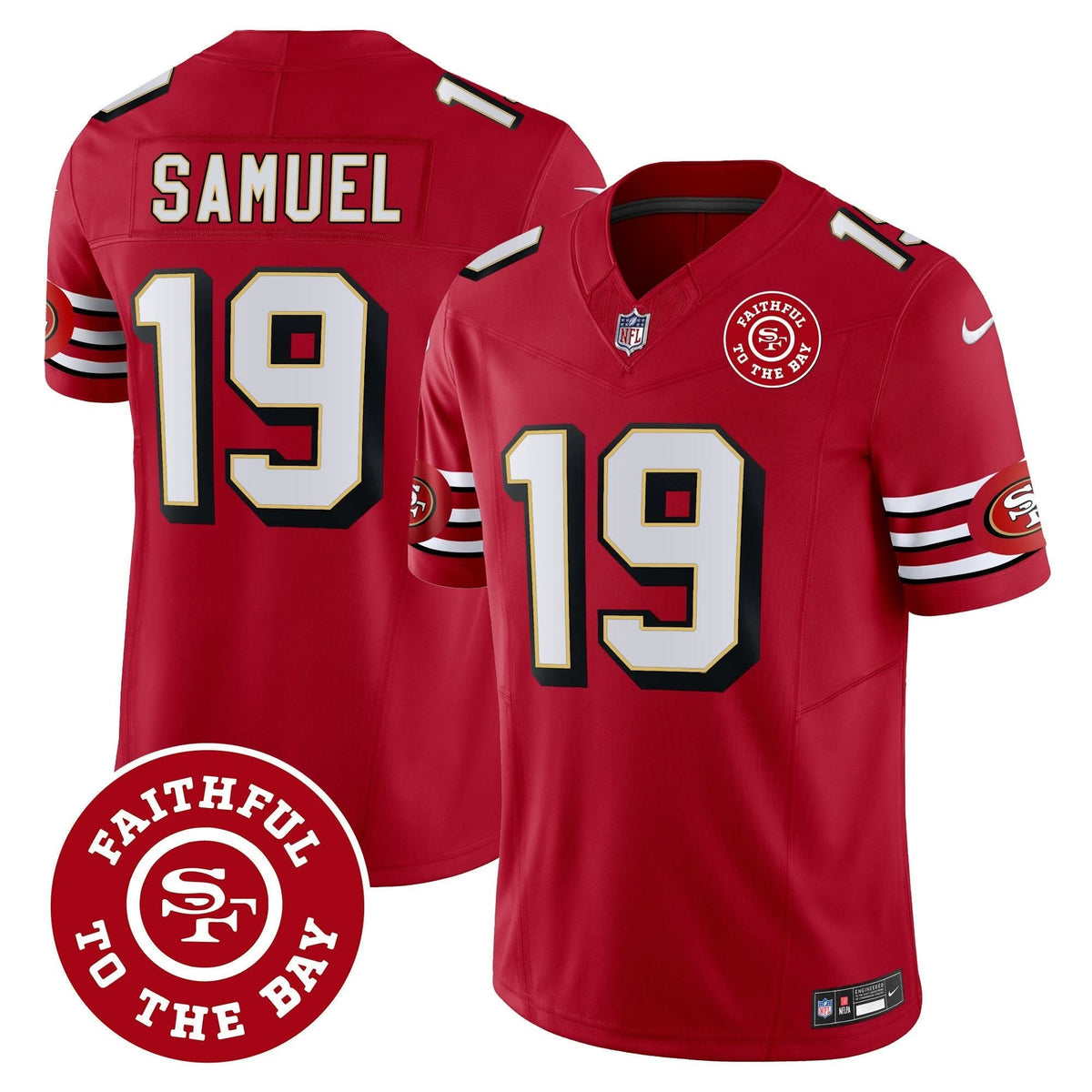 SF Throwback Faithful To The Bay Patch Vapor Limited Jersey