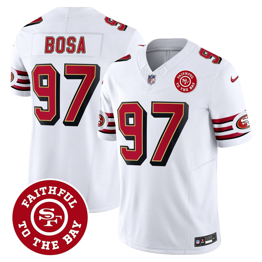 SF Throwback Faithful To The Bay Patch Vapor Limited Jersey