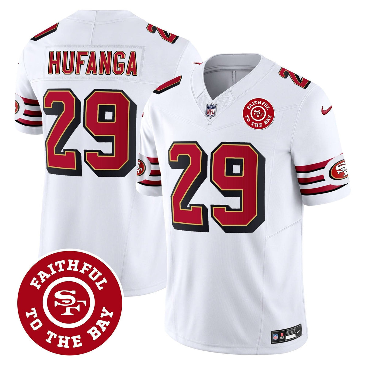 SF Throwback Faithful To The Bay Patch Vapor Limited Jersey