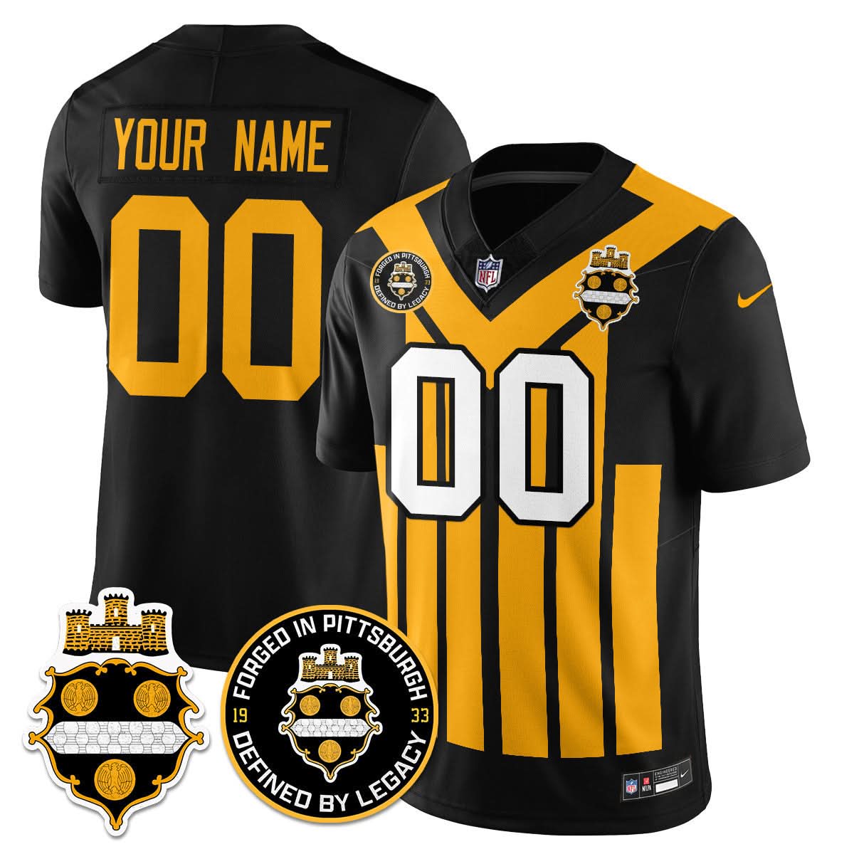 PIT Alternate 1933 Throwback Limited Jersey