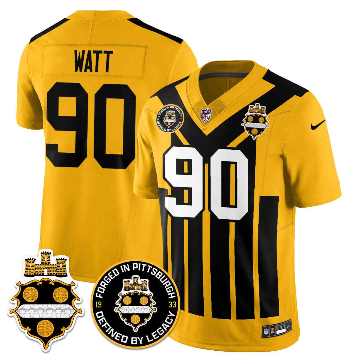 PIT Alternate 1933 Throwback Limited Jersey