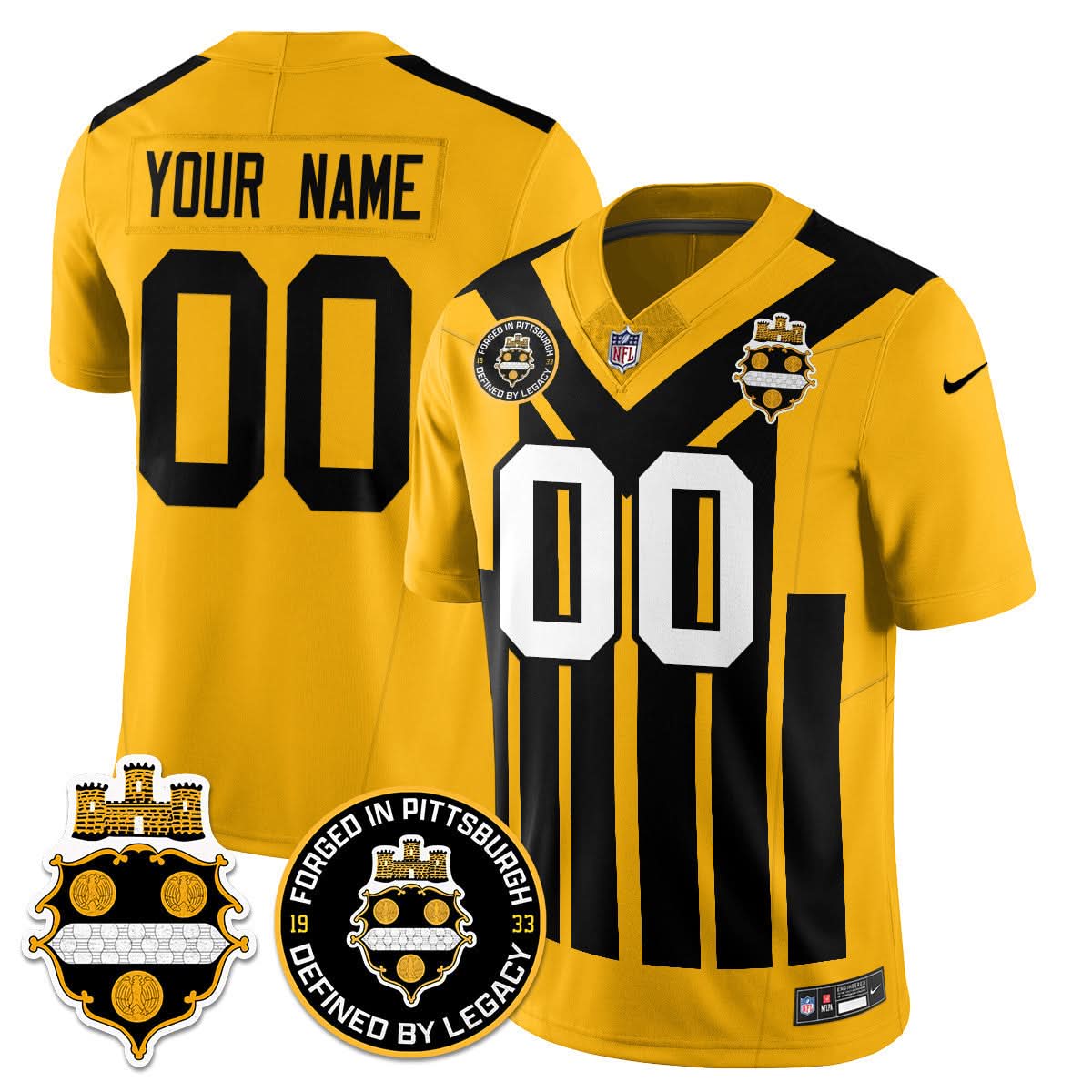 PIT Alternate 1933 Throwback Limited Jersey