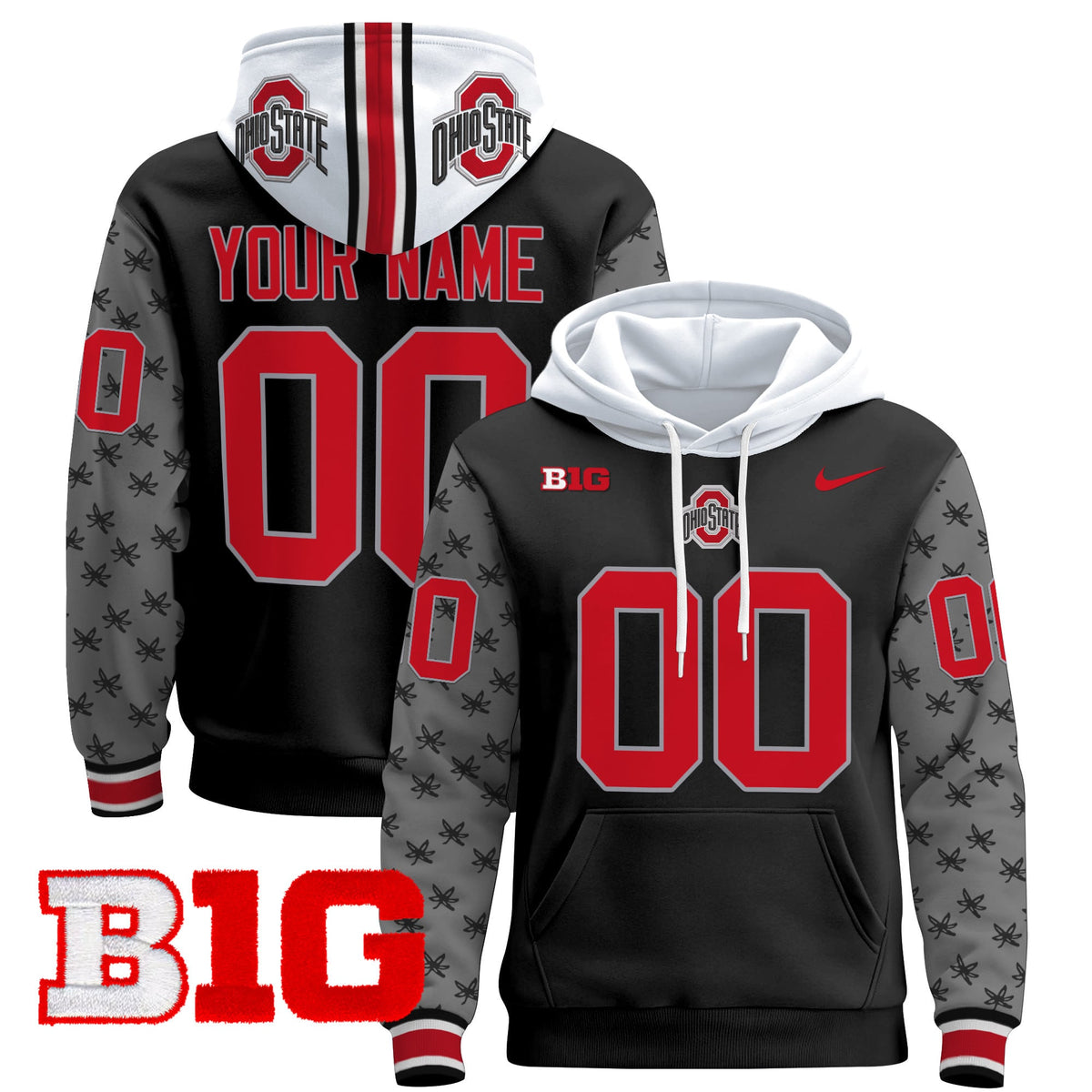 Ohio State Buckeyes 2024 Custom Pullover Hoodie