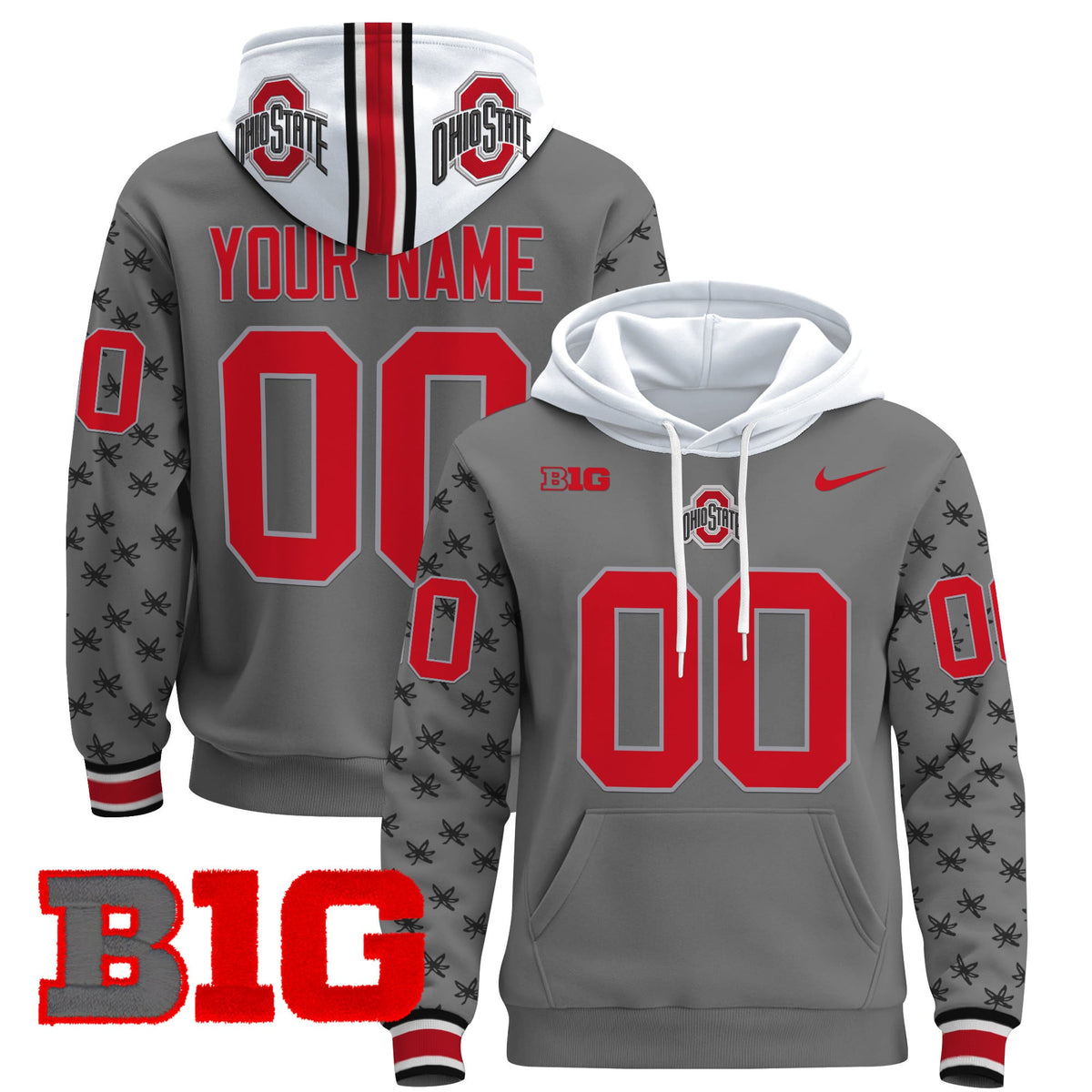 Ohio State Buckeyes 2024 Custom Pullover Hoodie