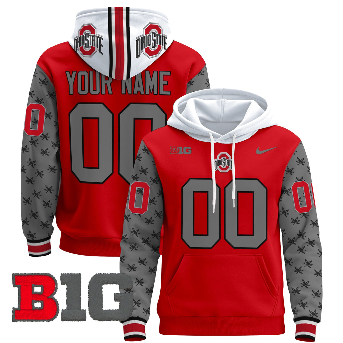 Ohio State Buckeyes 2024 Custom Pullover Hoodie