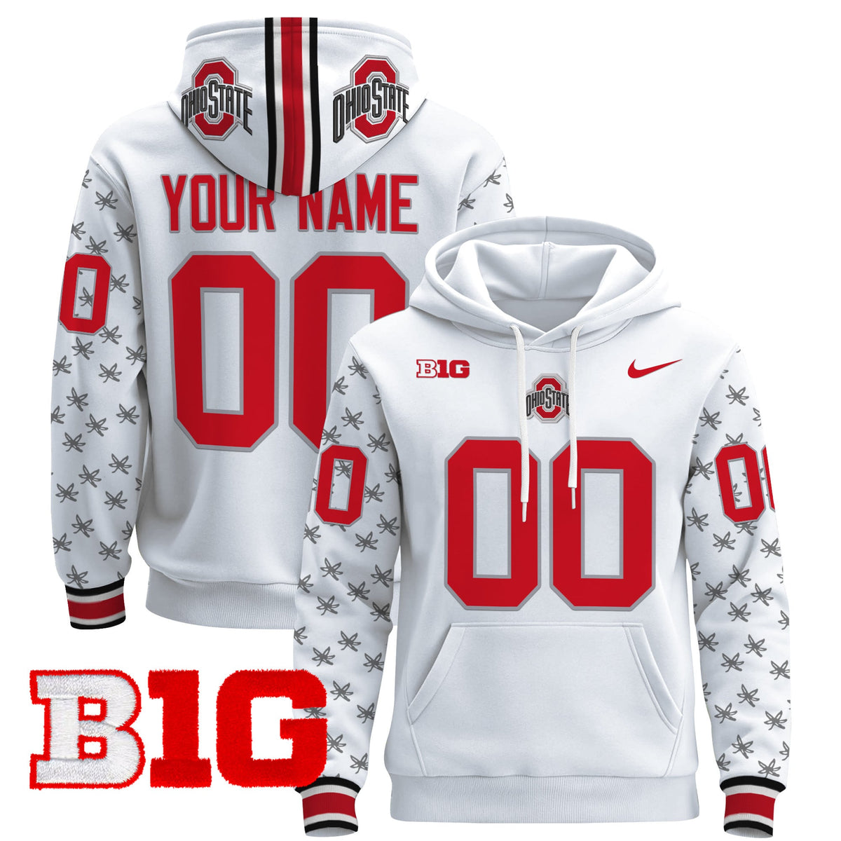 Ohio State Buckeyes 2024 Custom Pullover Hoodie