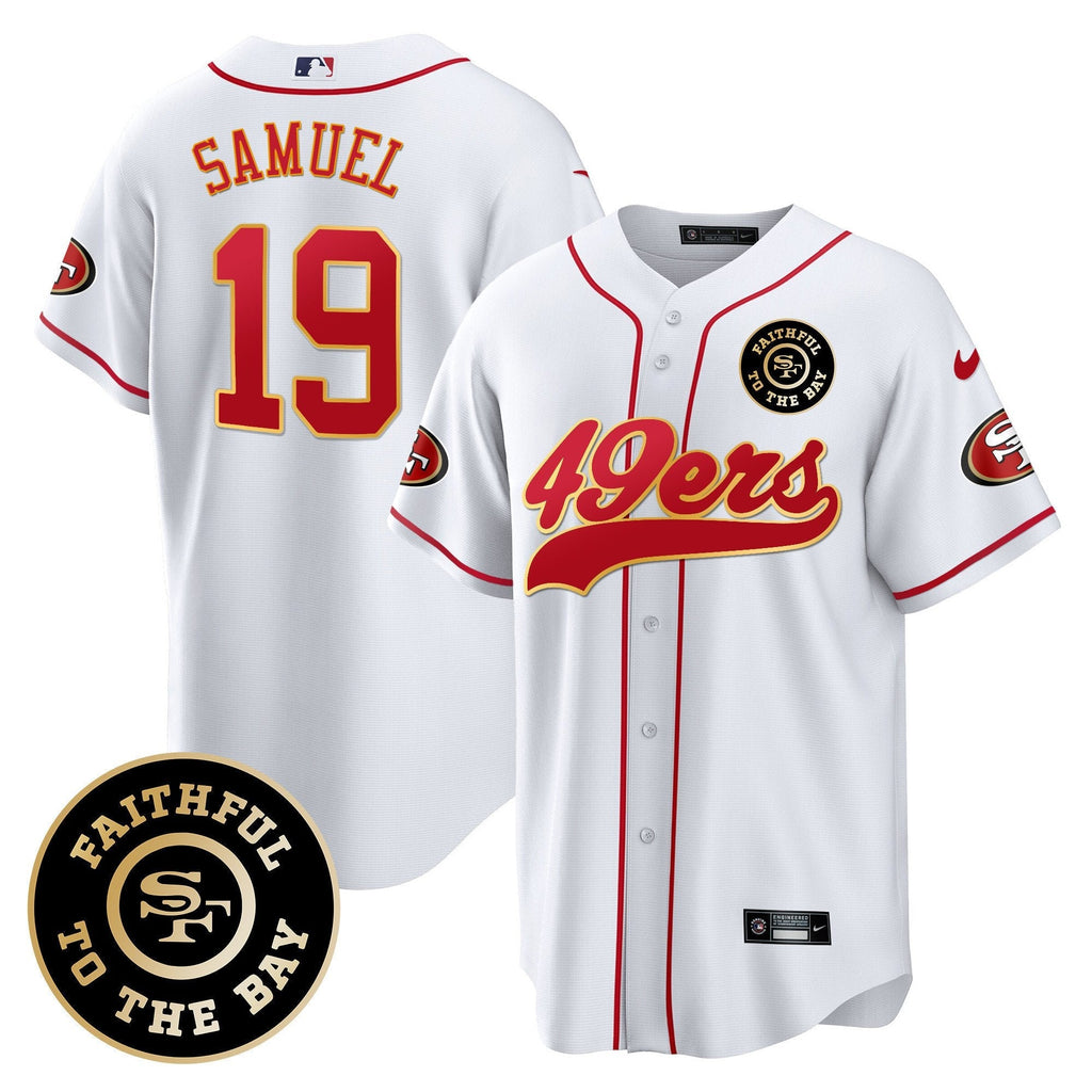 SF Faithful To The Bay Patch Baseball Jersey - All Stitched