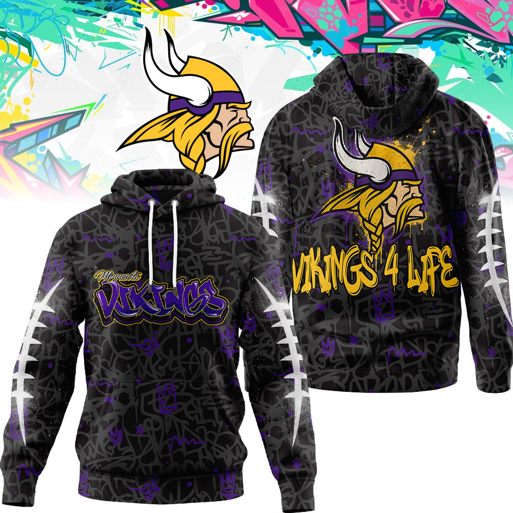 MIN | Premium Special Graffiti My Team 4 Life Hoodie MM