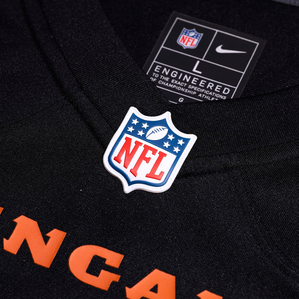 Men's Cincinnati Bengals Kyle Dugger Nike Black Team Game Jersey