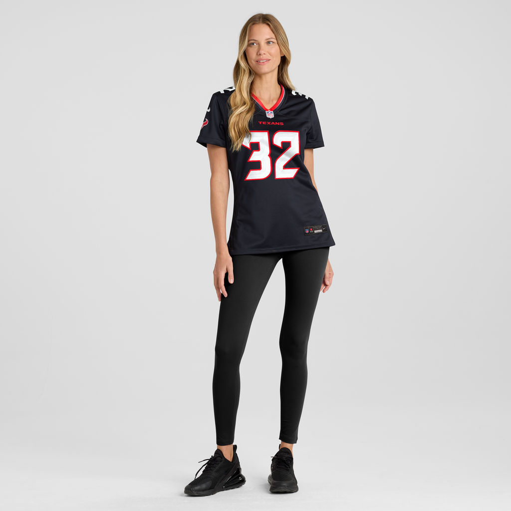 Women's Houston Texans David Montgomery Nike Navy Game Jersey
